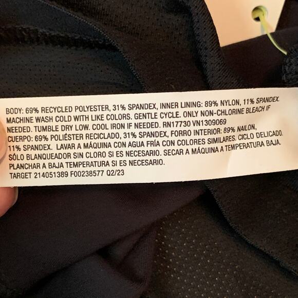 Women’s FLEX V- NECK TANK SPORTS BRA Size XS -Active Wear All In Motion NWT - Picture 7 of 13